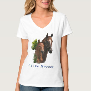 Camiseta Eu amo Cavalos