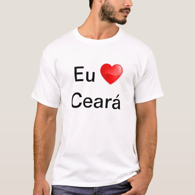 Camiseta Eu amo Ceará (Frente)