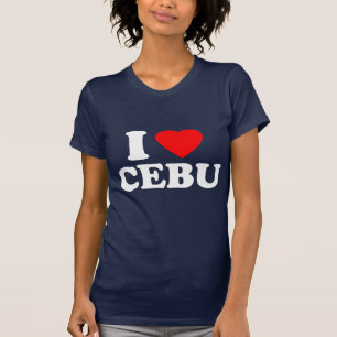 Camiseta Eu amo Cebu