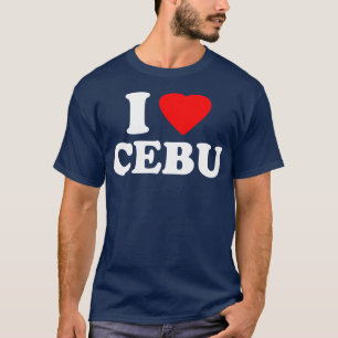 Camiseta Eu amo Cebu