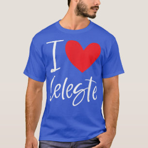 Camiseta Eu Amo Celeste Nome Mulher Personalizada Bff Fr