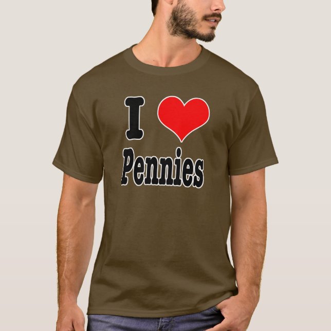 Camiseta EU AMO centavos (Frente)