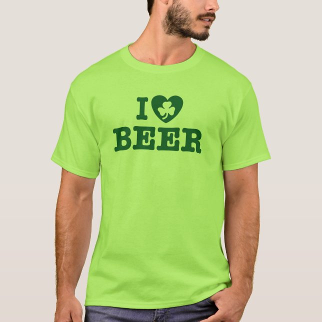 Camiseta Eu Amo Cerveja (Frente)