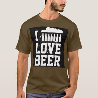 Camiseta Eu Amo Cerveja