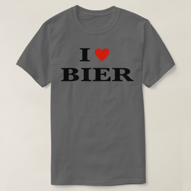 CAMISETA EU AMO CERVEJA (Frente do Design)