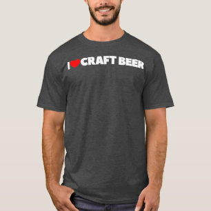 Camiseta Eu Amo Cerveja Artesanato Coração