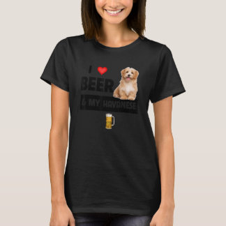 Camiseta Eu Amo Cerveja E Minha Mãe Havanesa Pai Havapoo Do