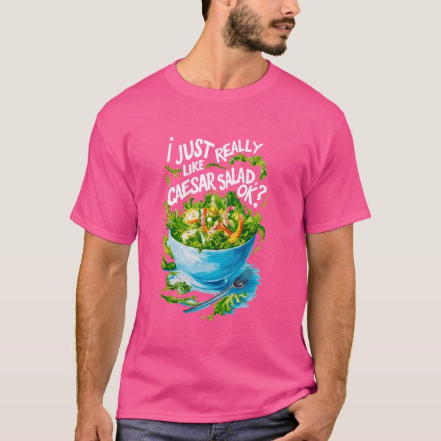 Camiseta Eu Amo César Salada Engraçada Salada Vegeta (Frente)