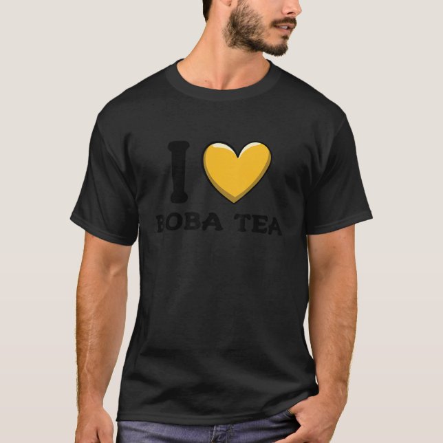 Camiseta Eu Amo Chá de Boba Amantes de Chá Bubble_2 (Frente)