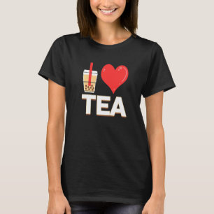 Camiseta Eu Amo Chá de Bolha Chá de Bolha