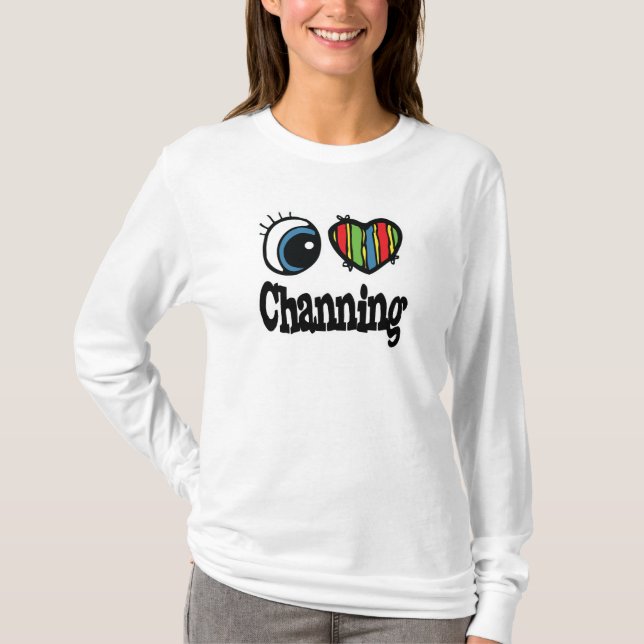 Camiseta Eu amo Channing (Frente)