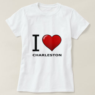 CAMISETA EU AMO CHARLESTON, SC - SOUTH CAROLINA