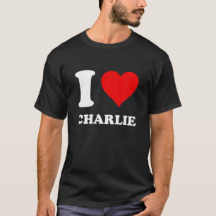 Camiseta Eu Amo Charlie T Shirt