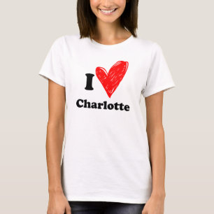 Camiseta Eu amo Charlotte