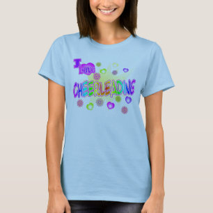 Camiseta Eu amo Cheerleading