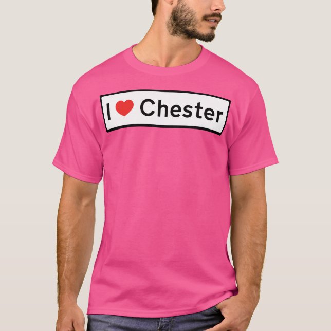 Camiseta Eu Amo Chester (Frente)
