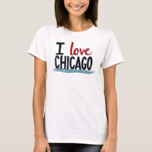 Camiseta Eu amo Chicago