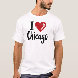 Camiseta Eu amo Chicago