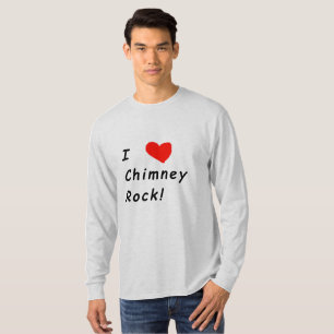 Camiseta Eu Amo Chimney Rock