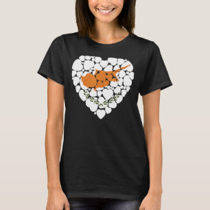 Camiseta Eu Amo Chipre Bandeira Chipre