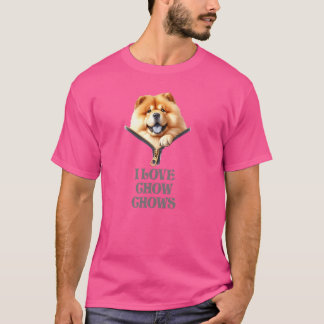 Camiseta Eu Amo Chow Chows