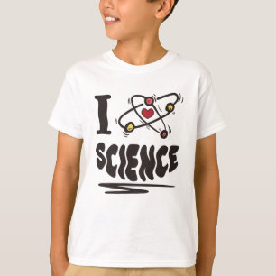 Camiseta Eu amo ciência