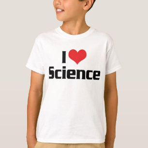 Camiseta Eu Amo Ciência do Coração