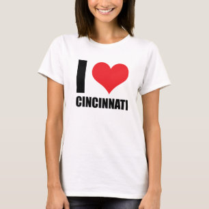 Camiseta Eu amo Cincinnati