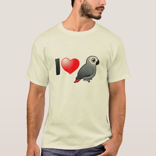 Camiseta Eu amo cinzas de África (Frente)