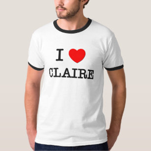 Camiseta Eu amo Claire