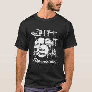 Camiseta Eu amo Clo da palavra do coração da percussão d