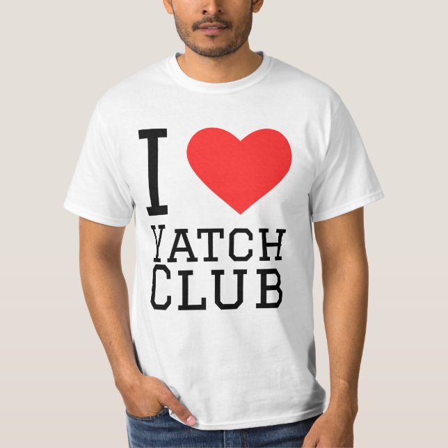 Camiseta Eu amo clube de iate (Frente)