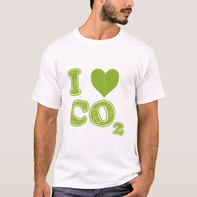 Camiseta Eu Amo CO2 (Frente)