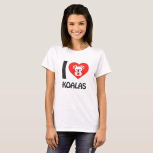 Camiseta Eu amo coalas