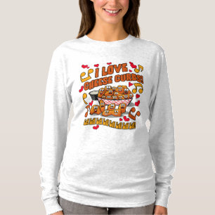 Camiseta Eu Amo Coalhada de Queijo!