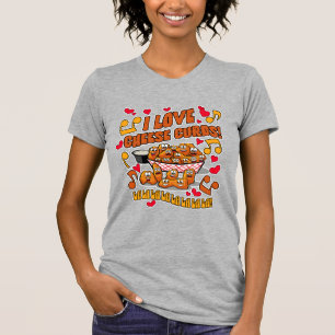 Camiseta Eu Amo Coalhos de Queijo!