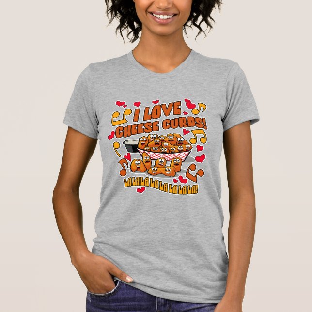 Camiseta Eu Amo Coalhos de Queijo! (Frente)