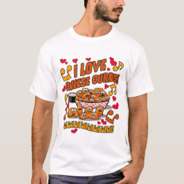 Camiseta Eu Amo Coalhos de Queijo!