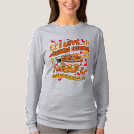 Camiseta Eu Amo Coalhos de Queijo!