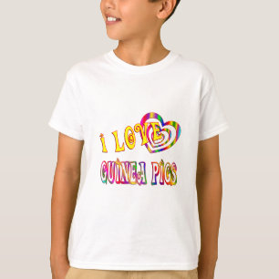 CAMISETA EU AMO COBAIAS