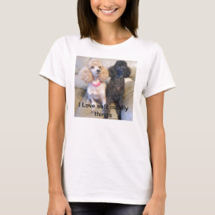 Camiseta Eu amo coisas peluches macias