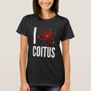 Camiseta Eu Amo Coitus Geek Nerd Engraçado