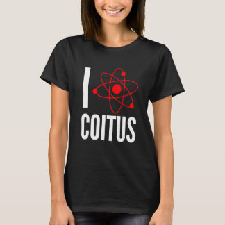 Camiseta Eu Amo Coitus Geek Nerd Engraçado