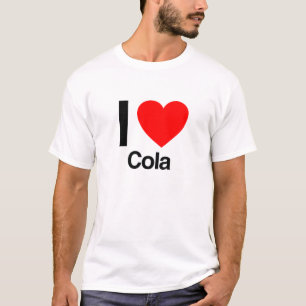 Camiseta eu amo cola