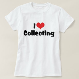 Camiseta Eu Amo Coleção de Corações
