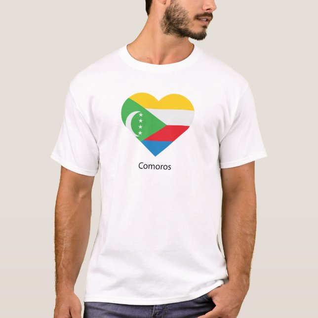 Camiseta Eu Amo Comores (Frente)