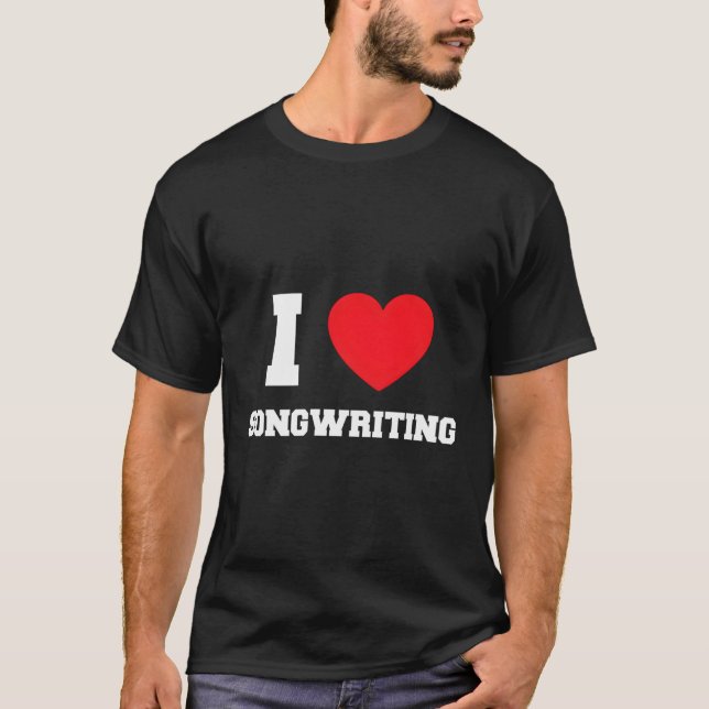 Camiseta Eu Amo Composição (Frente)