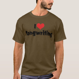Camiseta Eu Amo Composição de Canções - Compositor Músico