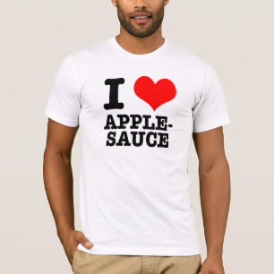 CAMISETA EU AMO COMPOTA DE MAÇÃ