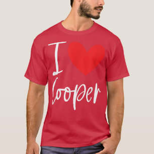 Camiseta Eu Amo Cooper Nome Mulher Personalizada BFF Fri